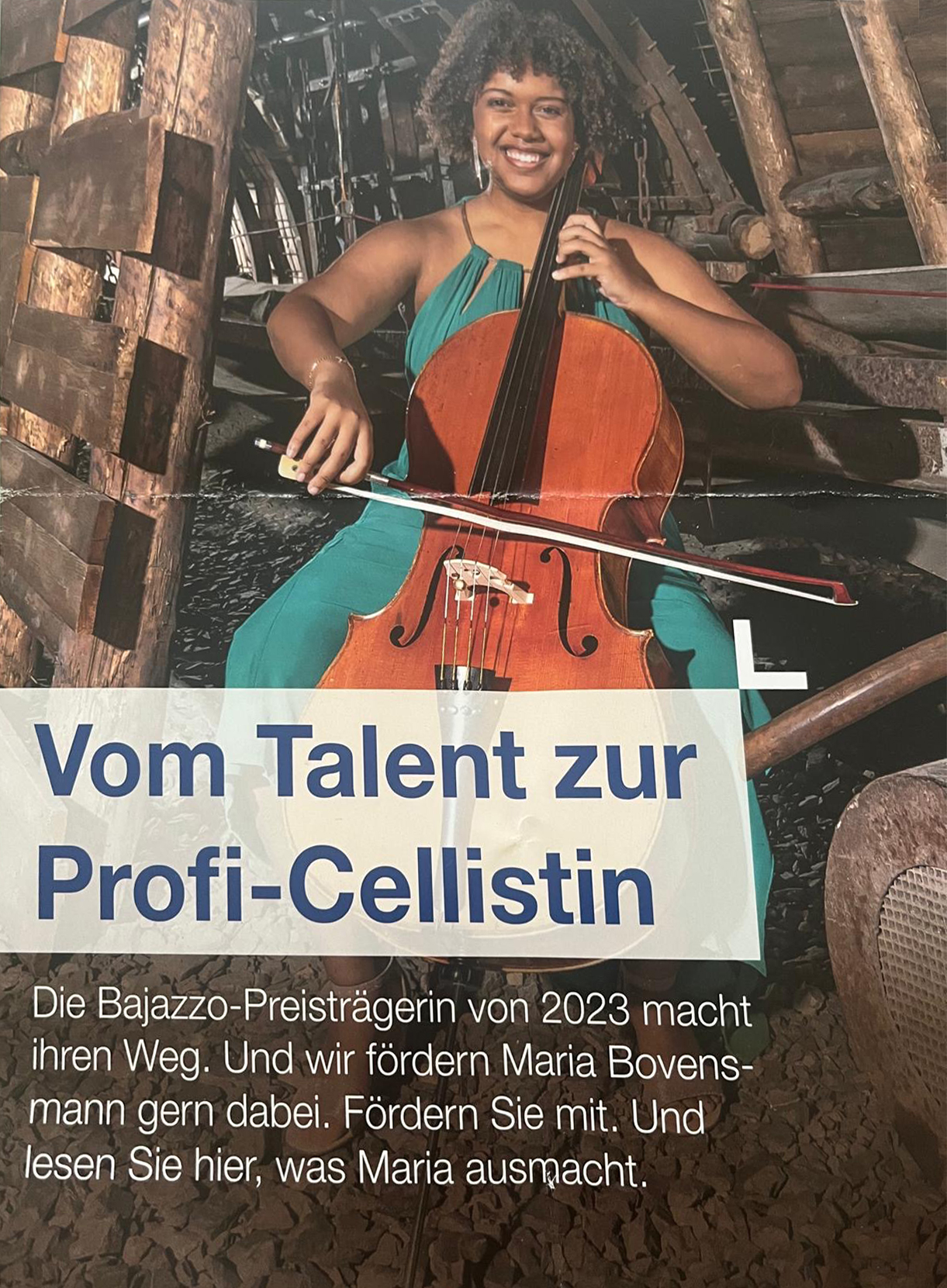 Vom Talent zur Profi-Cellistin - Maria Bovensmann, die Bajazzo-Preisträgerin 2023