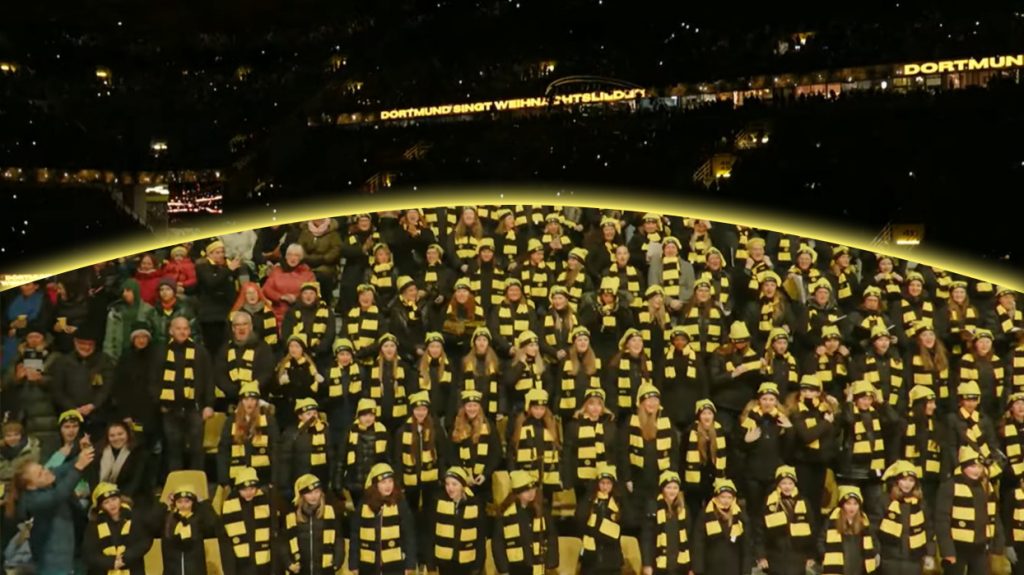 Dortmund singt Weihnachtslieder - Das traditionelle Weihnachts(lieder)singen im Dortmunder BVB-Stadion