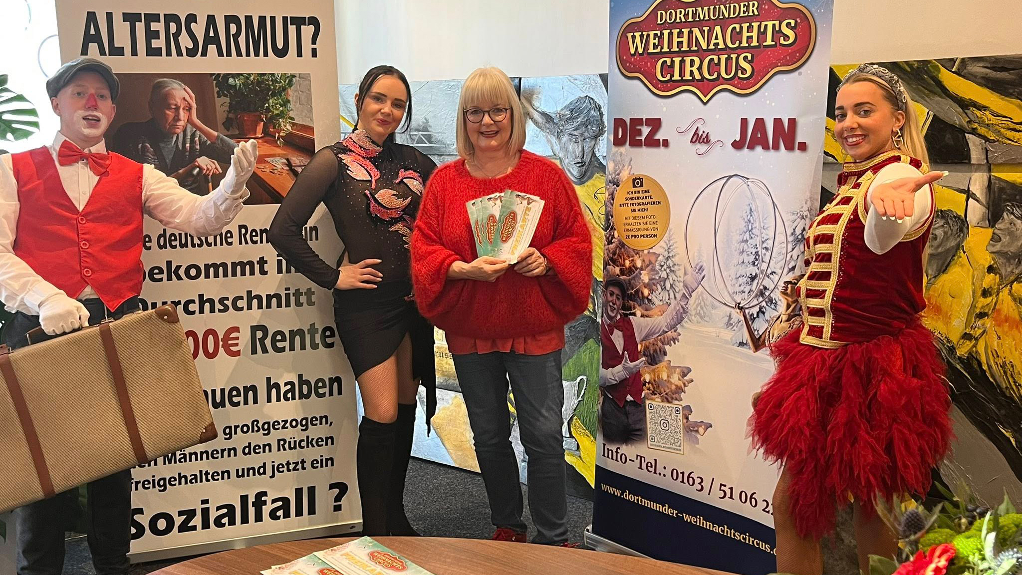 Einladung zum 4. Dortmunder Weihnachts-Circus für 200 bedürftige Seniorinnen und Senioren