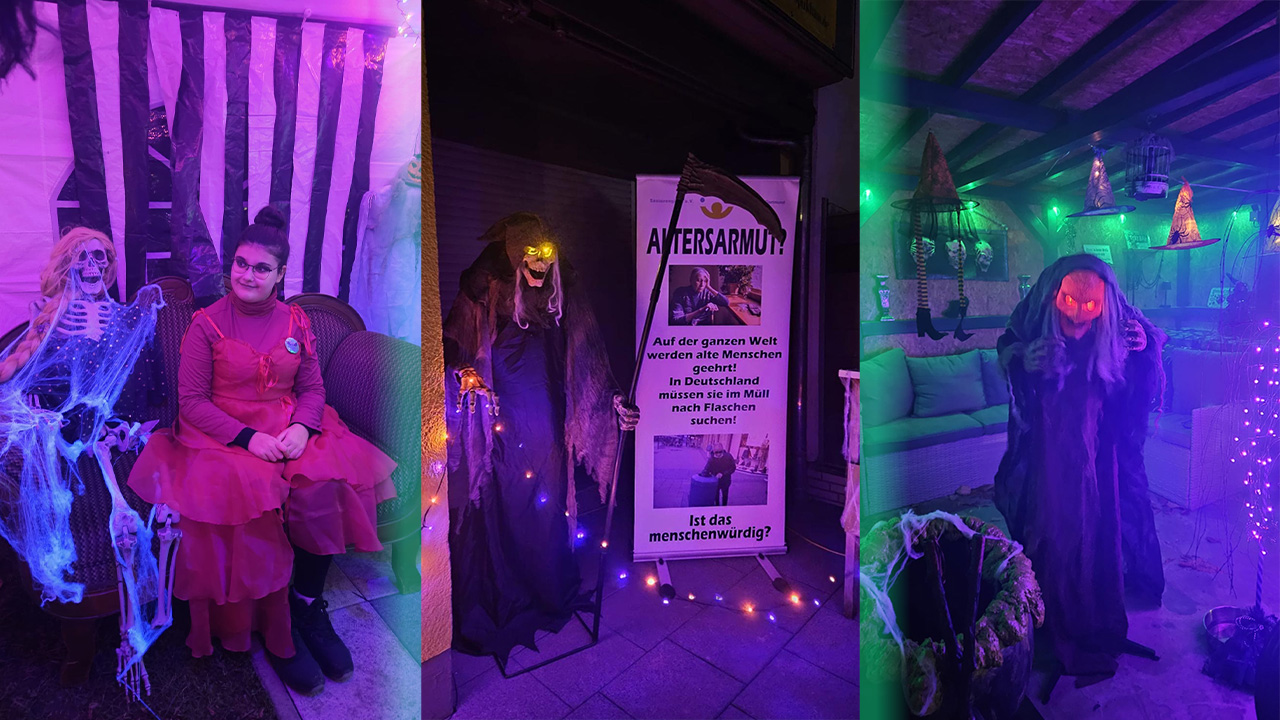 Gänsehaut. Gruseln. Gutes tun. 1.200 € Spende vom Kleinen Spukhaus in Dortmund-Wickede.