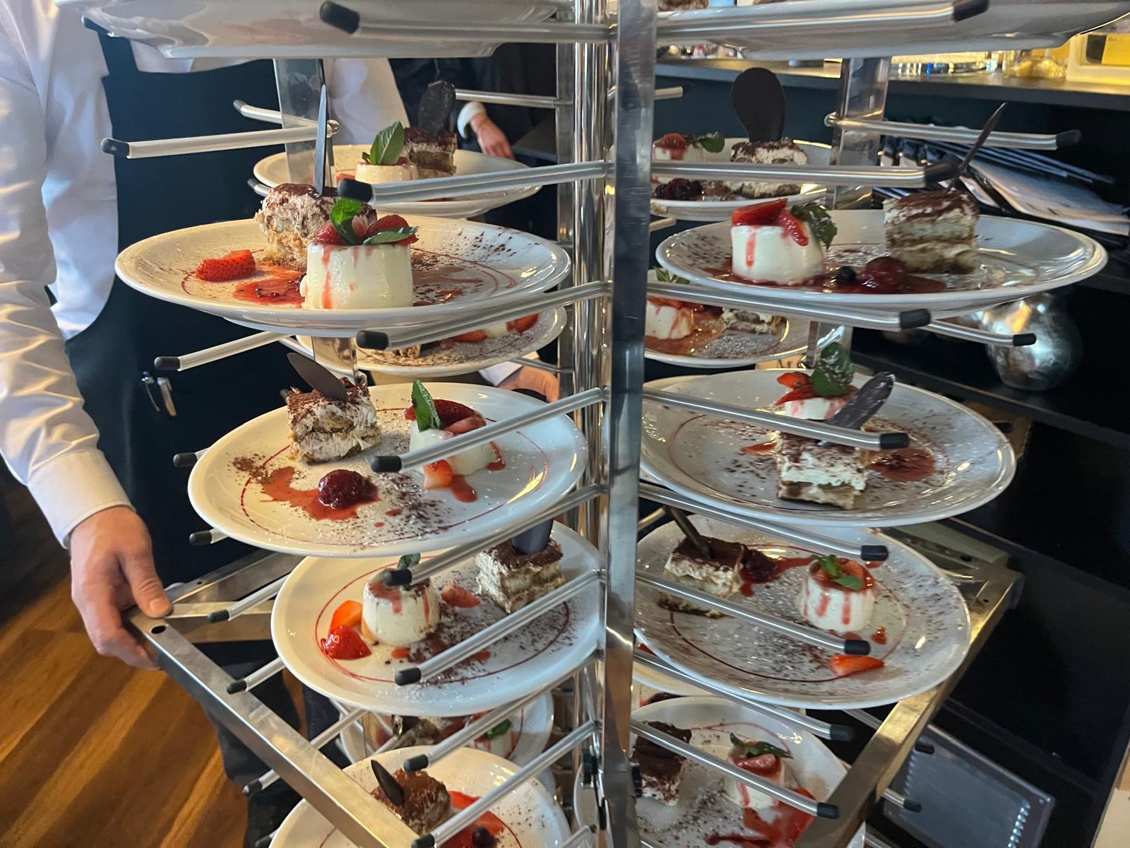 Das Dessert - ein Duett aus Tirami su und Panna cotta