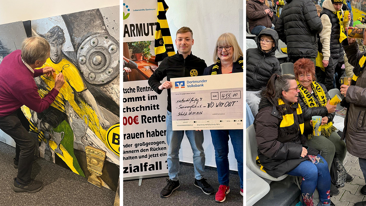 BVB-Tombola bringt bedürftigen Seniorinnen und Senioren 455 Euro!